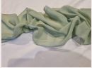 Chemin de table en mousseline vert