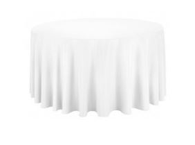 Nappe ronde blanche 280cm