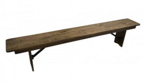 Banc en bois vintage