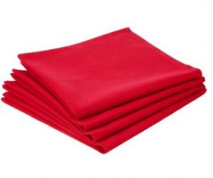 Serviette rouge